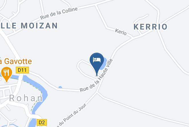 Morbihan - Chambres D'hotes Le Pottier Maps