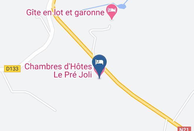 Lot Et Garonne - Chambres D'hotes Le Pre Joli Maps