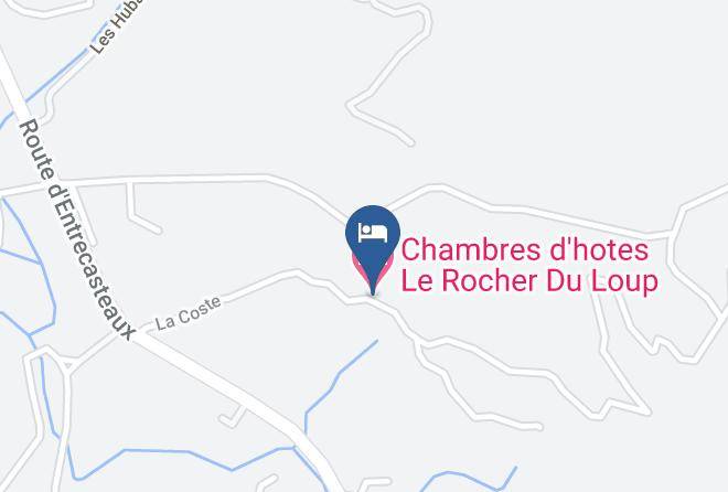 Var - Chambres D'hotes Le Rocher Du Loup Maps