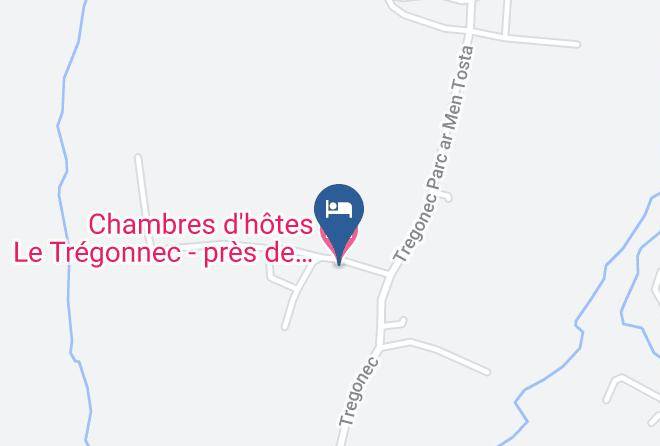 Finistere - Chambres D'hotes Le Tregonnec Pres De Morlaix Roscoff Maps