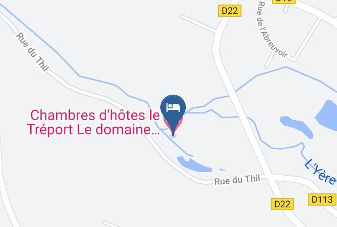 Seine Maritime - Chambres D'hotes Le Treport Le Domaine Des Terres Du Thil Maps