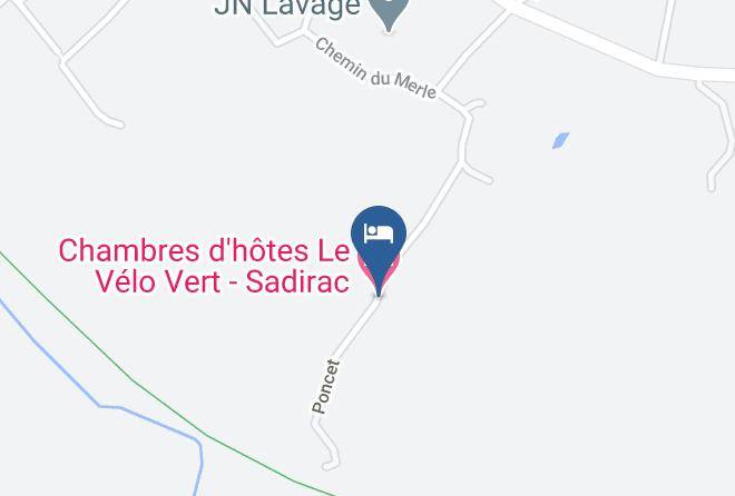 Gironde - Chambres D'hotes Le Velo Vert Sadirac Maps
