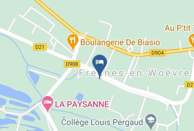 Meuse - Chambres D'hotes Les 4 Saisons Fresnes En Woevre Maps