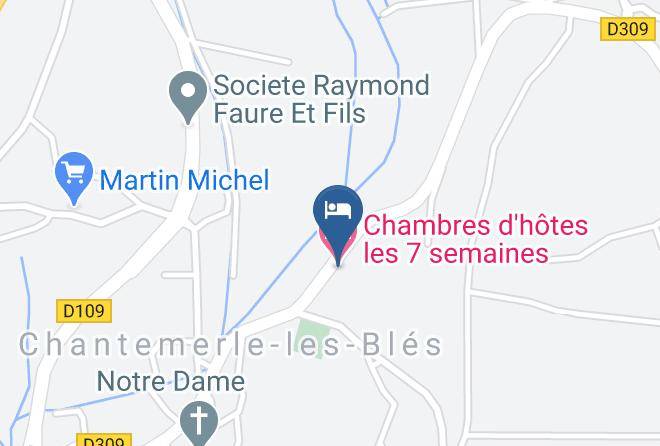 Drome - Chambres D'hotes Les 7 Semaines Maps
