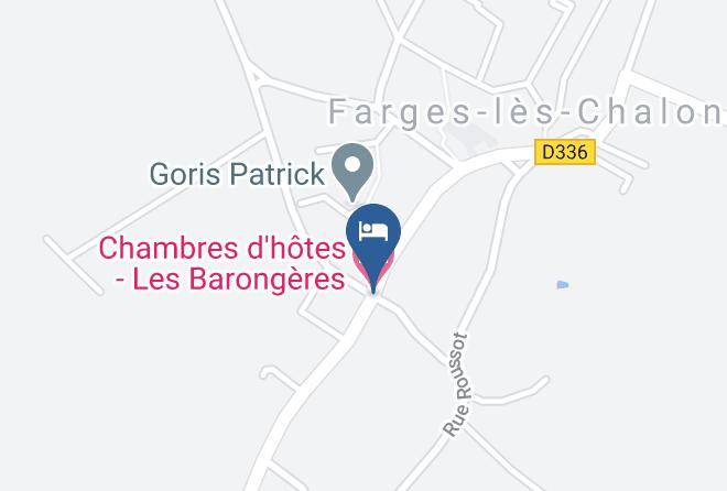 Saone Et Loire - Chambres D'hotes Les Barongeres Maps
