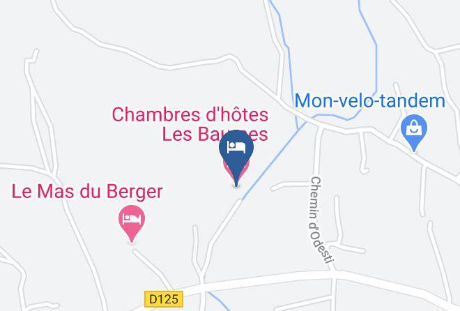 Gard - Chambres D'hotes Les Baumes Maps