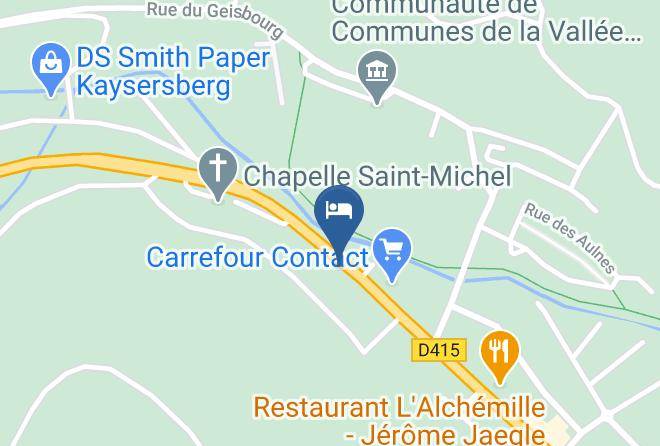 Haut Rhin - Chambres D'hotes Les Cedres Maps