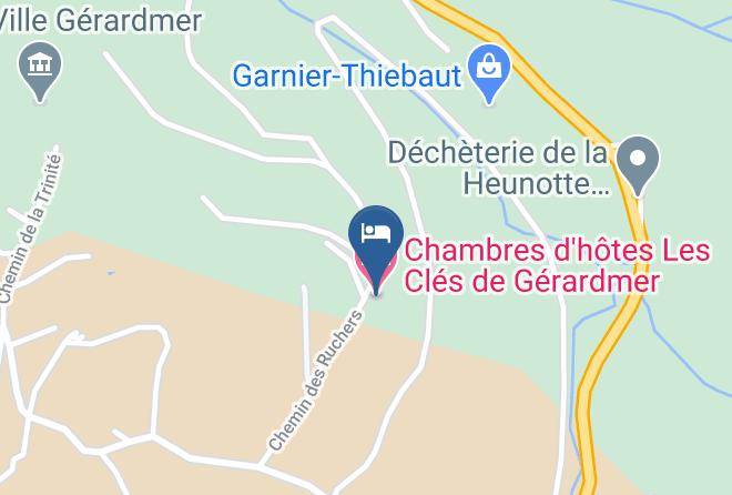 Vosges - Chambres D'hotes Les Cles De Gerardmer Maps