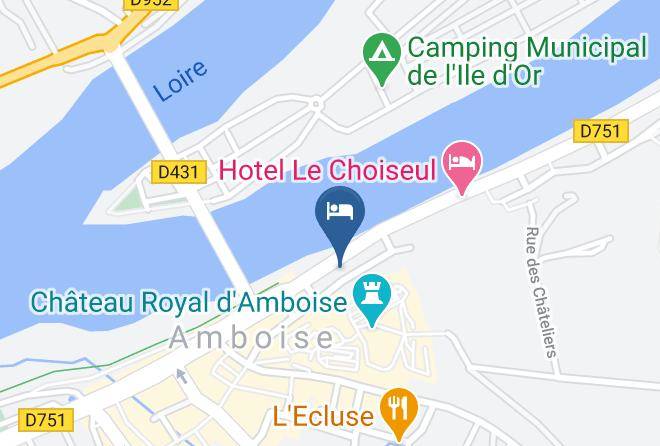 Indre Et Loire - Les Fleurons B&b Maps