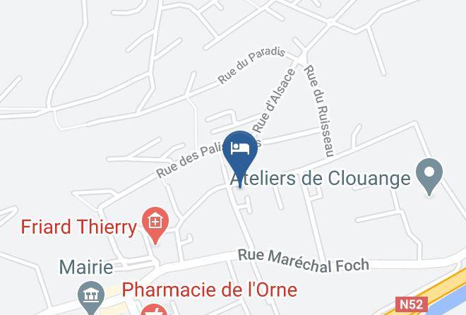 Moselle - Chambres D'hotes Les Glycines En Moselle Maps