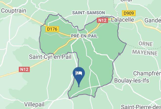 Mayenne - Chambres D'hotes Les Loges Du Bas Maps