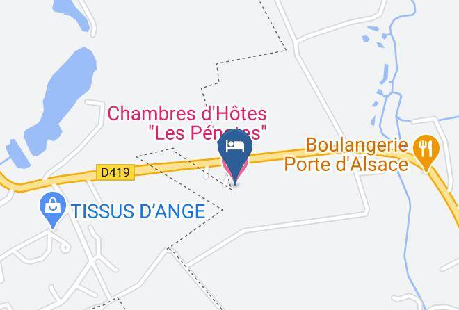 Haut Rhin - Chambres D'hotes Les Penates Maps