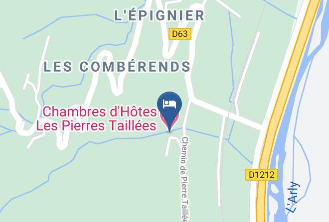 Savoie - Chambres D'hotes Les Pierres Taillees Maps