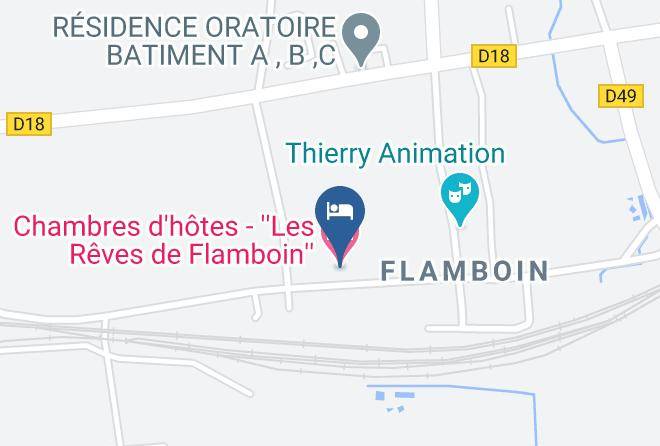 Seine Et Marne - Chambres D'hotes ''les Reves De Flamboin'' Maps