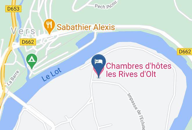 Lot - Chambres D'hotes Les Rives D'olt Maps