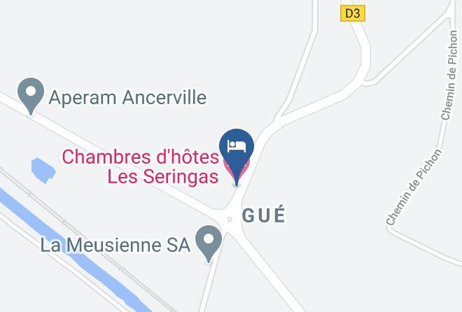 Meuse - Chambres D'hotes Les Seringas Maps