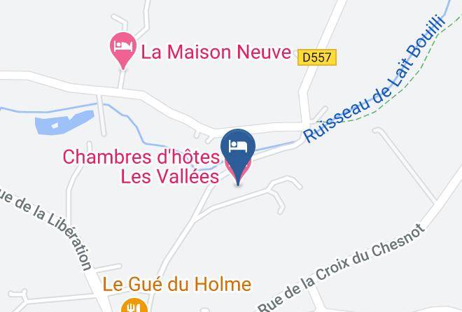 Manche - Chambres D'hotes Les Vallees Maps