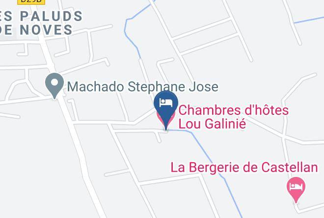 Bouches Du Rhone - Chambres D'hotes Lou Galinie Maps