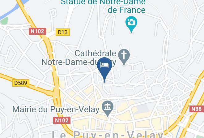 Haute Loire - Chambres D'hotes Maison Au Loup Maps