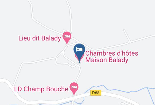 Allier - Chambres D'hotes Maison Balady Maps