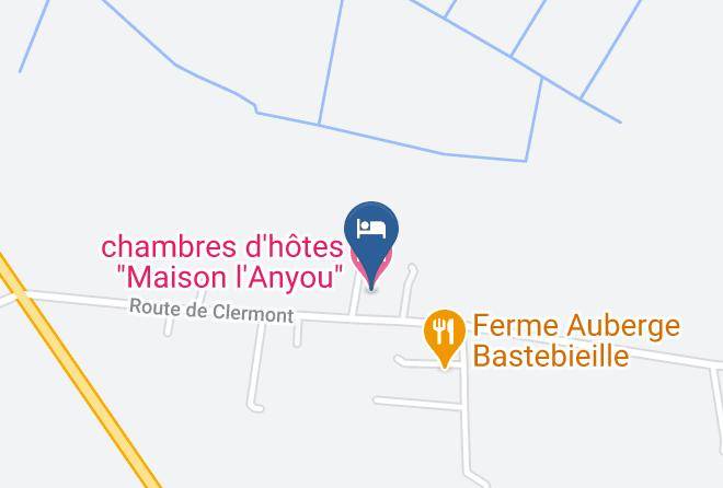 Landes - Chambres D'hotes Maison L'anyou Maps