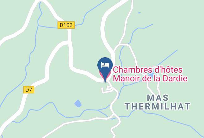 Puy De Dome - Chambres D'hotes Manoir De La Dardie Maps