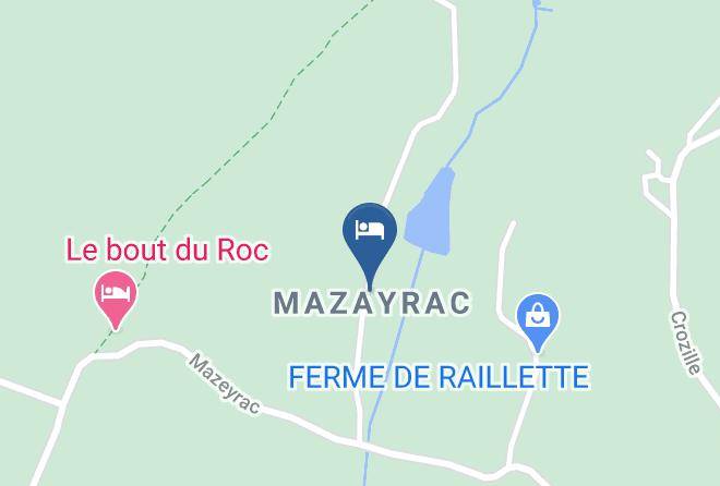 Chambres D'hotes Mazeyrac Map