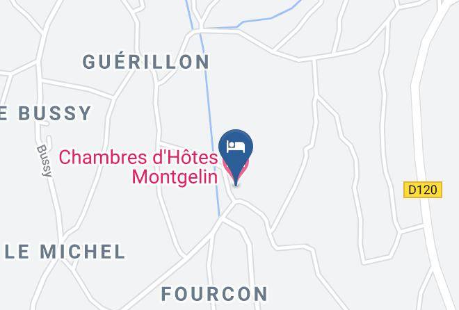 Rhone - Chambres D'hotes Montgelin Maps