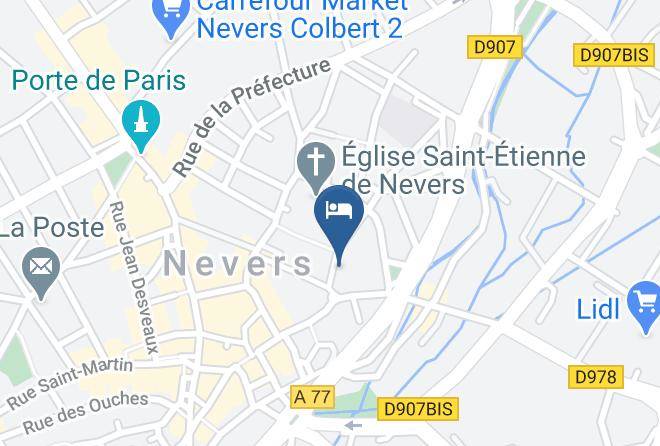Nievre - Chambres D'hotes Nevers La Chasseigne Maps