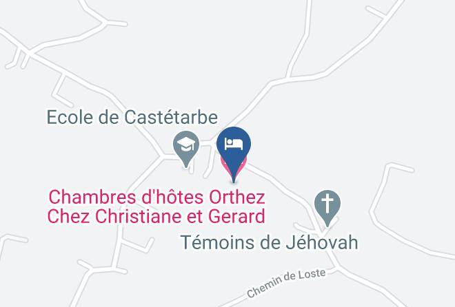 Pyrenees Atlantiques - Chambres D'hotes Orthez Chez Christiane Et Gerard Maps