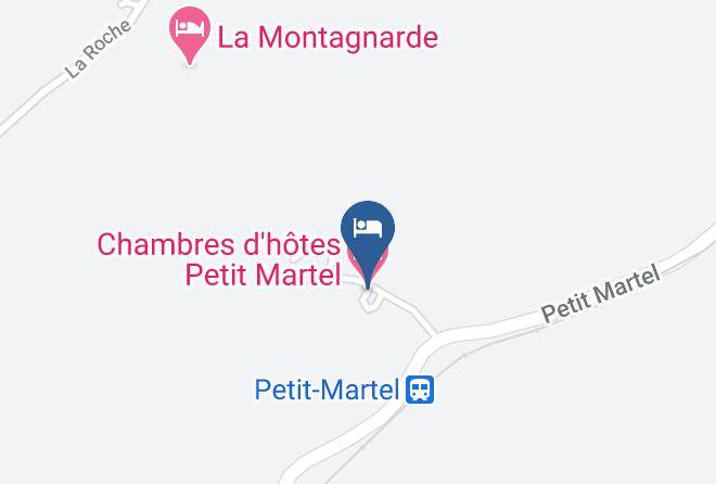 Chambres D'hotes Petit Martel Map