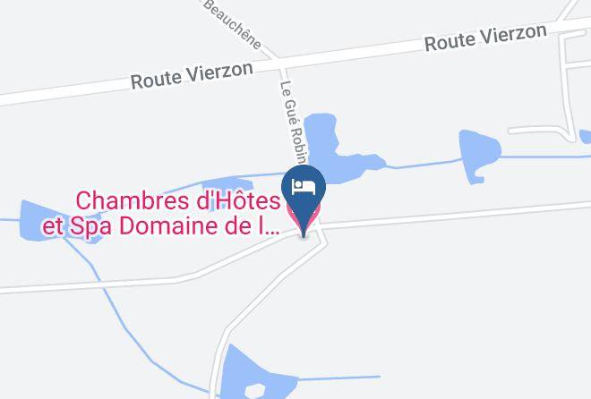 Cher - Chambres D'hotes Et Spa Domaine De L'oree De Sologne Maps