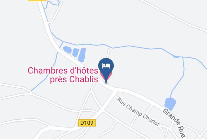 Yonne - Chambres D'hotes Pres Chablis Maps