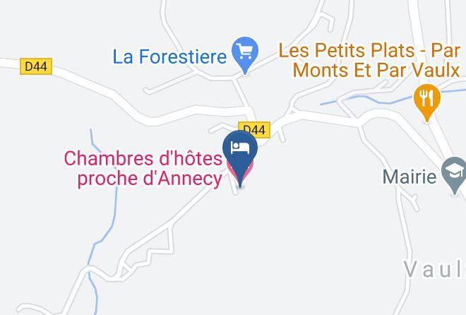 Haute Savoie - Chambres D'hotes Proche D'annecy Maps