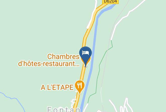 Maritime Alps - Chambres D'hotes Restaurant Terminus Maps