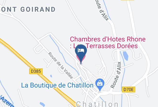 Rhone - Chambres D'hotes Rhone Les Terrasses Dorees Maps