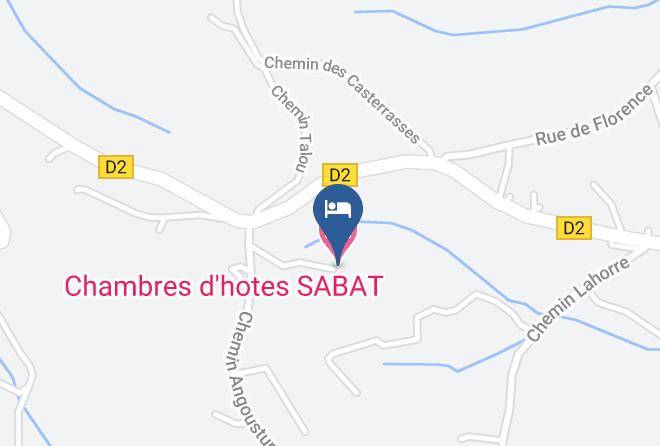 Pyrenees Atlantiques - Chambres D'hotes Sabat Maps