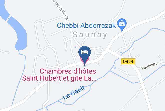 Indre Et Loire - Chambres D'hotes Saint Hubert Et Gite La Bonbonniere Maps