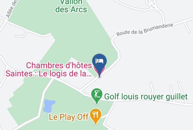 Charente Maritime - Chambres D'hotes Saintes Le Logis De La Brumanderie Maps