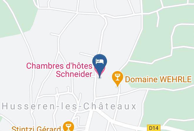 Haut Rhin - Chambres D'hotes Schneider Maps