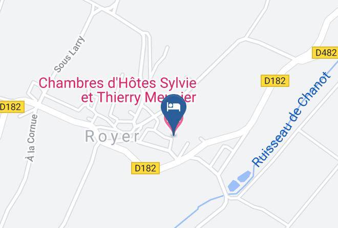 Saone Et Loire - Chambres D'hotes Sylvie Et Thierry Meunier Maps