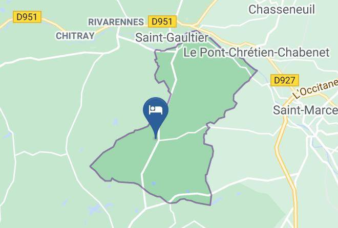 Chambres D'hotes Thenay Map
