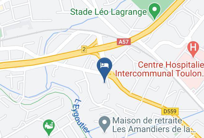 Var - Chambres D'hotes Toulon Bellevue Maps