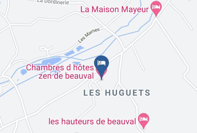 Loir Et Cher - Chambres D Hotes Zen De Beauval Maps