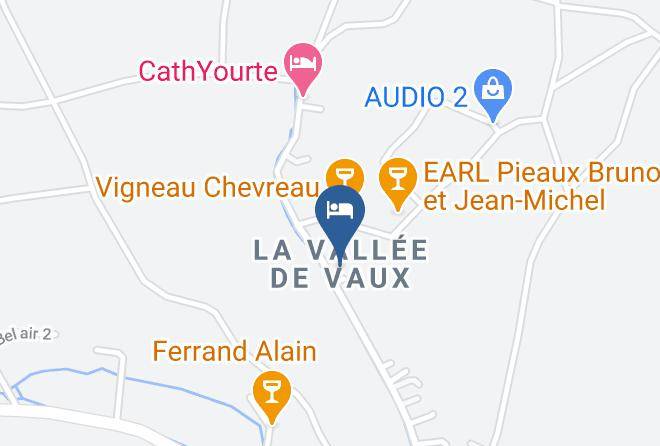 Indre Et Loire - Chambres D' Hotes La Vallee De Vaux Maps