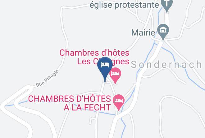 Haut Rhin - Chambres D'hotesles Gentianes Maps