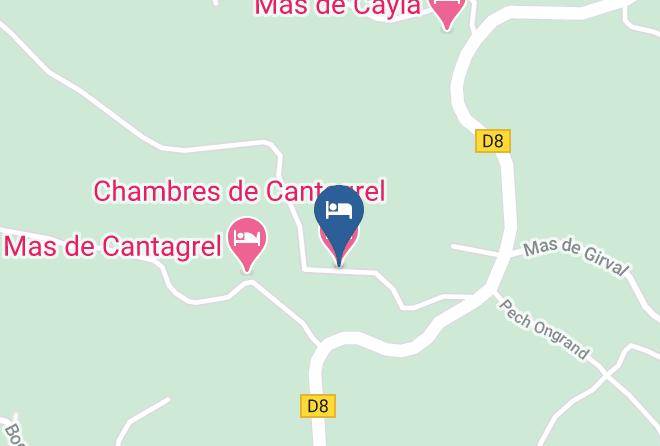 Chambres De Cantagrel Map
