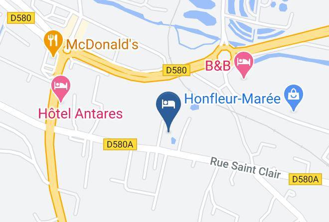 Chambres De L'estuaire Map