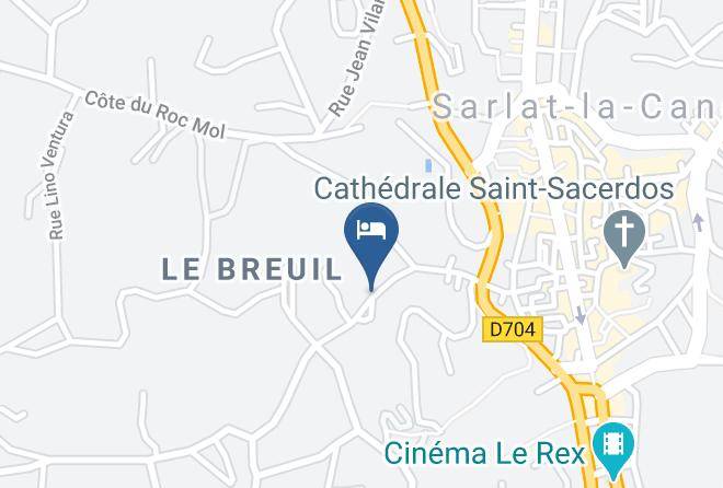 Dordogne - Chambres Dhote Le Breuil Maps