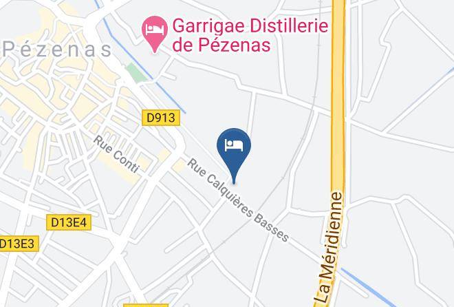 Chambres Dhotes B&b Herault Languedoc Map